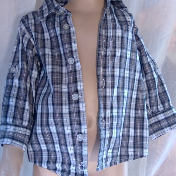 Kenneth Cole Reaction Baby Flannel Style Button-Up - Picture 2 of 7